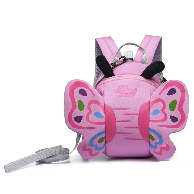 Children’s leash backpack—Butterfly