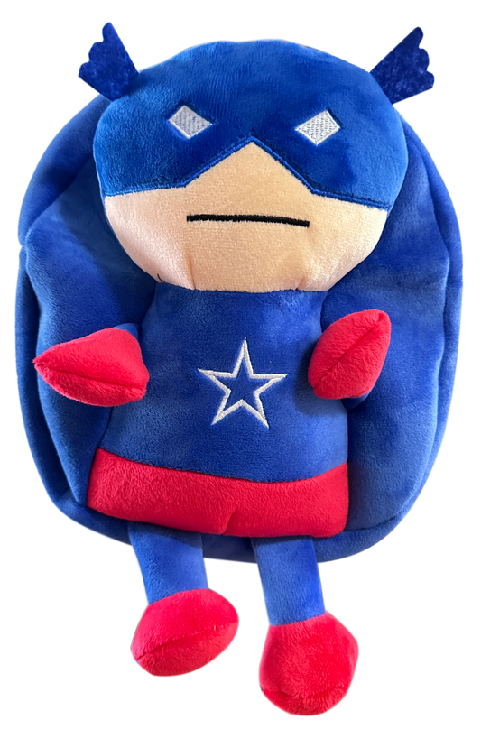 Children’s leash backpack—Captain America