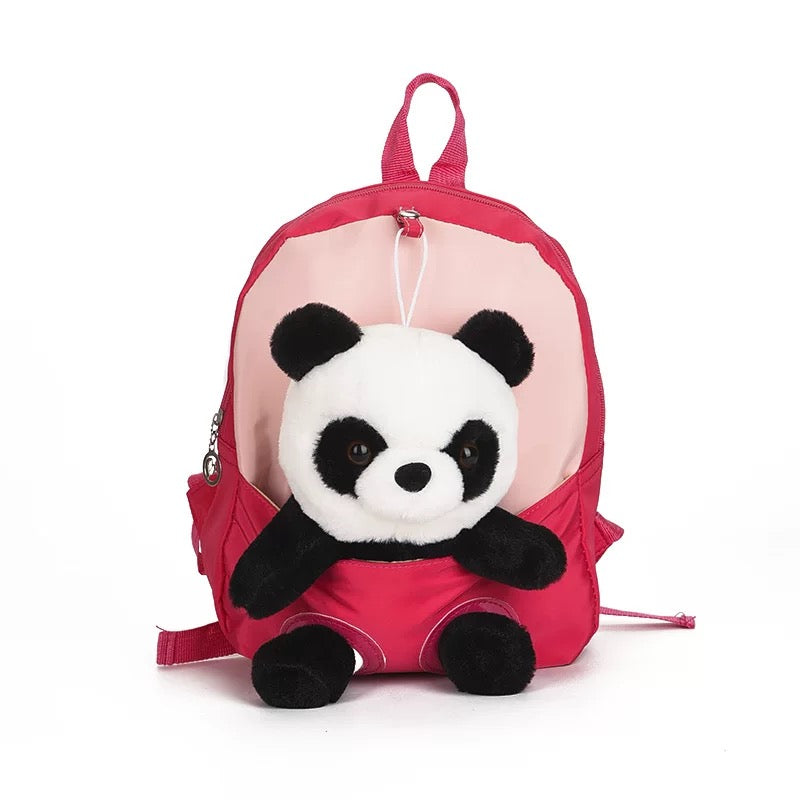 Children’s leash backpack—panda 12 pieces