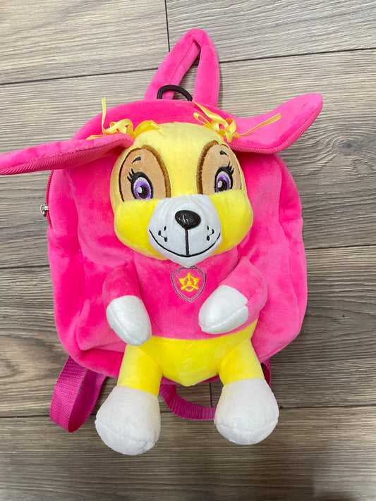 Children’s leash backpack—Pink Dog