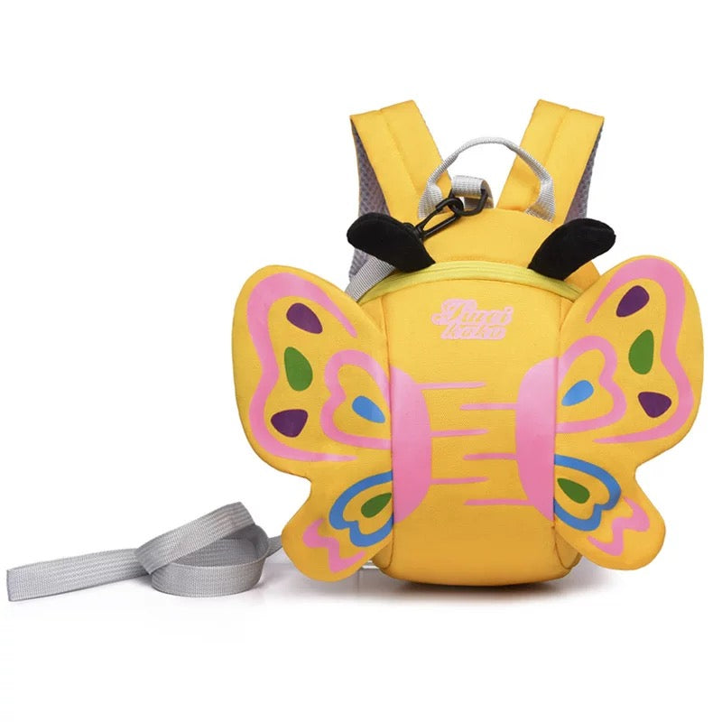 Children’s leash backpack—Butterfly