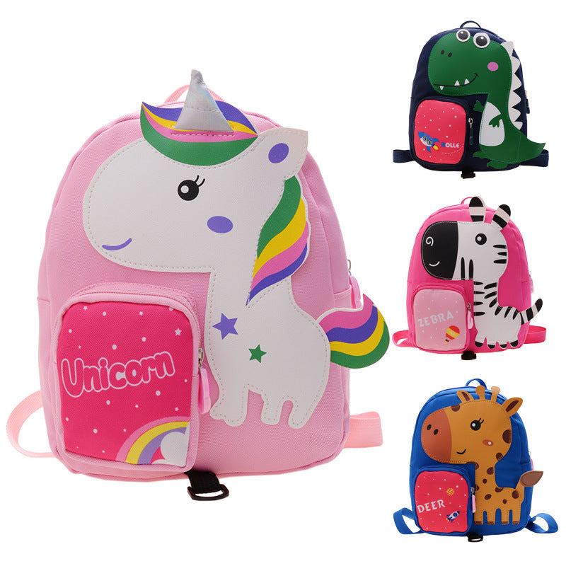 Children’s leash backpack—Unicorn, Deer, Horse, h=olle