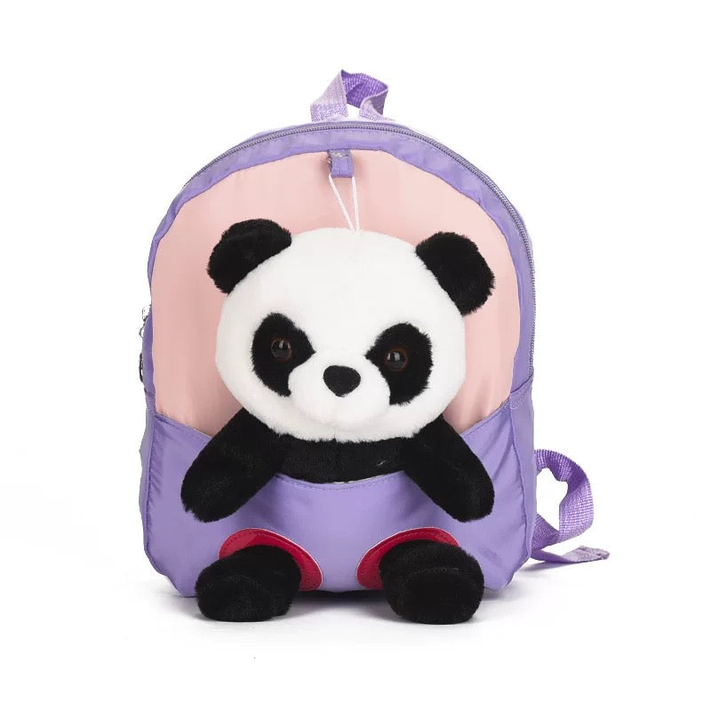 Children’s leash backpack—panda 12 pieces