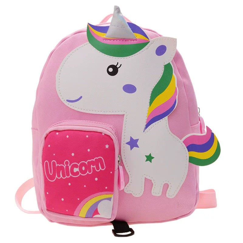 Children’s leash backpack—Unicorn, Deer, Horse, h=olle