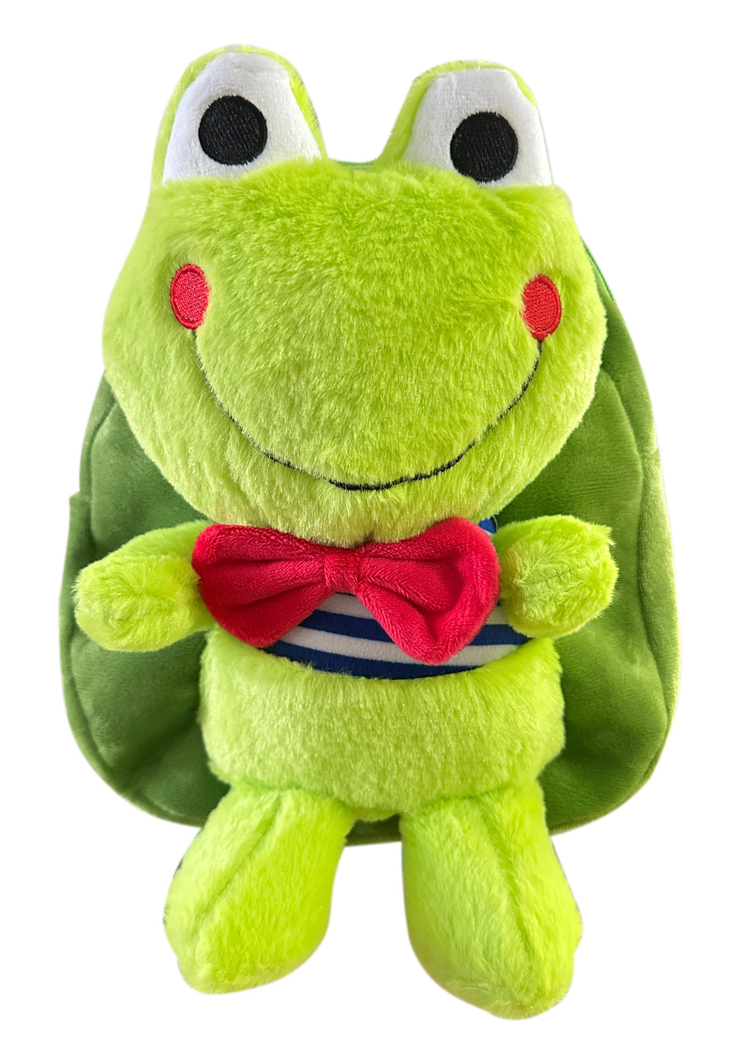 Leash backpack—Bow Tie Frog